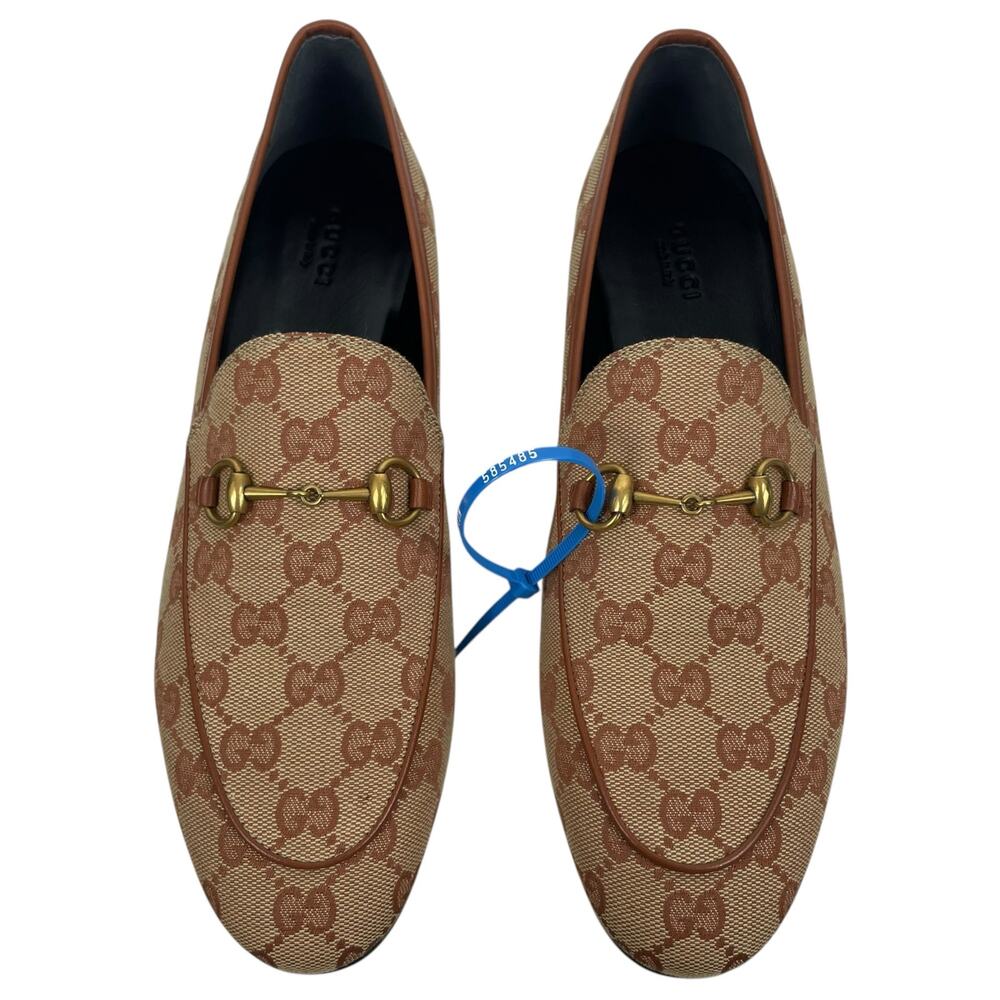 Gucci Jordaan GG Monogram Horsebit Loafer Ruggine Rust Size 40.5 - Picture 14 of 14